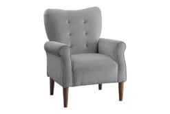 Magdala Grey Accent Chair