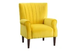 Abram Yellow Accent Chair