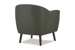 Heaton Grey Accent Chair -Modern Office Shop 296335 grey fabric accent chair back 82