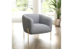 Nara Grey Accent -Modern Office Shop 296377 grey polyester accent chair room 85