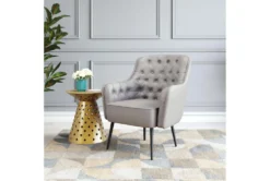 Vartan Grey Accent Chair 21 Vartan Grey Accent Chair -Modern Office Shop 296403 grey polyester accent chair room 85