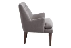 Paulette Grey Accent Chair -Modern Office Shop 296416 grey plywood accent chair side 14