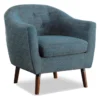 Heaton Blue Accent Chair 1 Heaton Blue Accent Chair -Modern Office Shop 296938 blue fabric accent chair signature 01