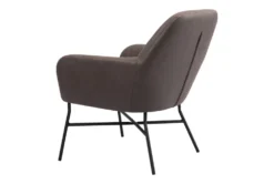 Halstead Brown Faux Leather Accent Chair -Modern Office Shop 297542 brown polyester accent chair detail 55