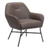 Halstead Brown Faux Leather Accent Chair 2 Halstead Brown Faux Leather Accent Chair -Modern Office Shop 297542 brown polyester accent chair signature 03