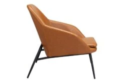 Jauncey Cognac Faux Leather Accent Chair 13 Jauncey Cognac Faux Leather Accent Chair -Modern Office Shop 297544 brown polyurethane accent chair detail 44