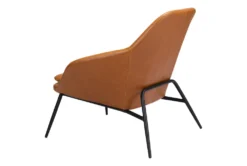 Jauncey Cognac Faux Leather Accent Chair 19 Jauncey Cognac Faux Leather Accent Chair -Modern Office Shop 297544 brown polyurethane accent chair detail 55