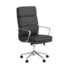 Corral Black Adjustable Upholstered Office Chair
