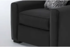 Cypress III 37" Velvet Foam Chair 14 Cypress III 37" Velvet Foam Chair -Modern Office Shop 300025 black fabric chair detail 45