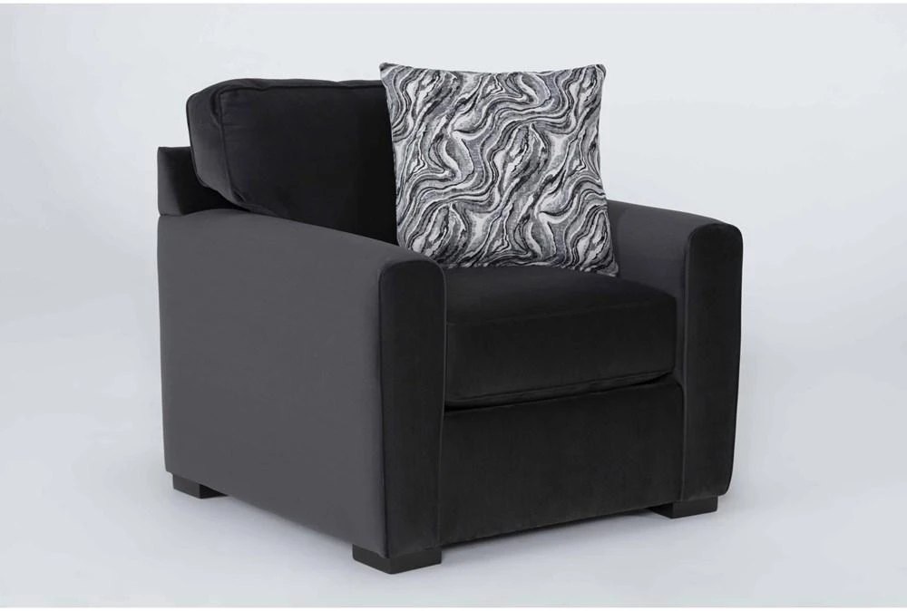 Cypress III 37" Velvet Foam Chair 4 Cypress III 37" Velvet Foam Chair - Image 2