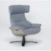 Raiden Blue Reclining Swivel Chair -Modern Office Shop 300132 blue fabric accent chair side 18