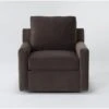 Scott II Copela Chocolate 32" Accent Chair -Modern Office Shop 300324 brown fabric accent chair signature 01