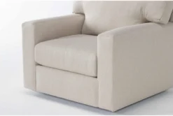 Mercer Foam IV 39" Swivel Chair -Modern Office Shop 300400 beige fabric swivel detail 44