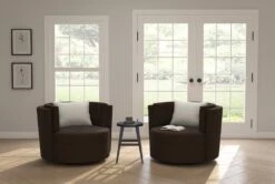 Quinton II Accent Chair Set Of 2 -Modern Office Shop 300941 brown fabric chair room 66