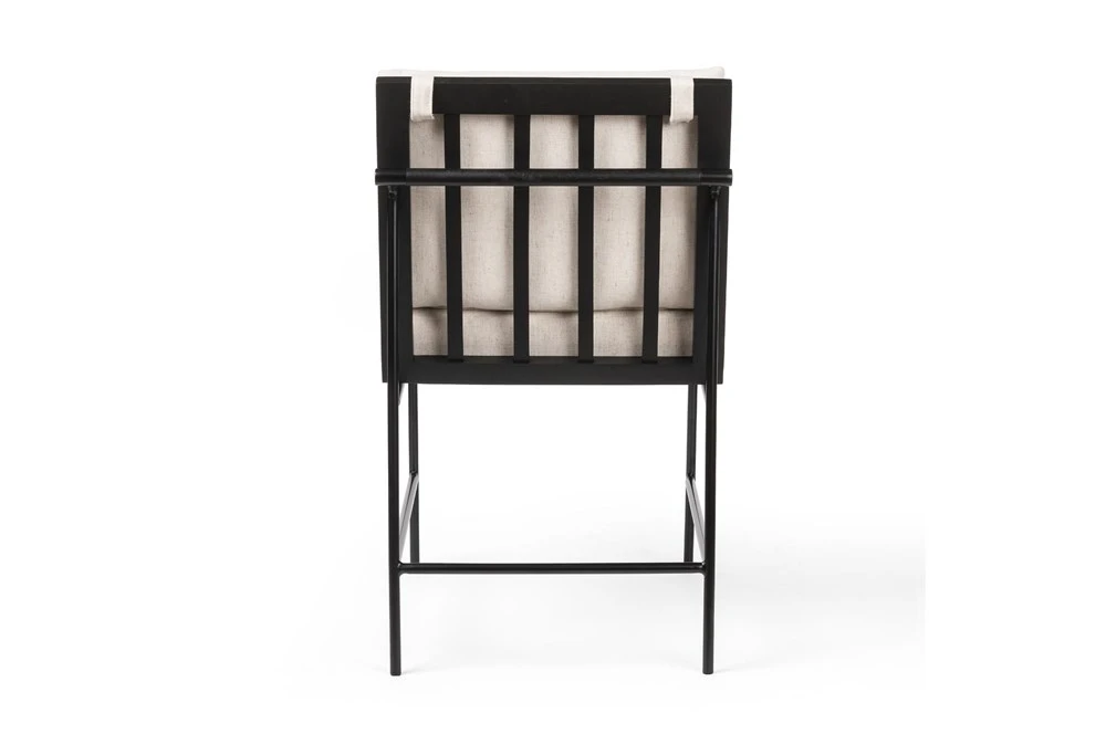 Sierra White/Black Ladderback Dining Chair 11 Sierra White/Black Ladderback Dining Chair - Image 9