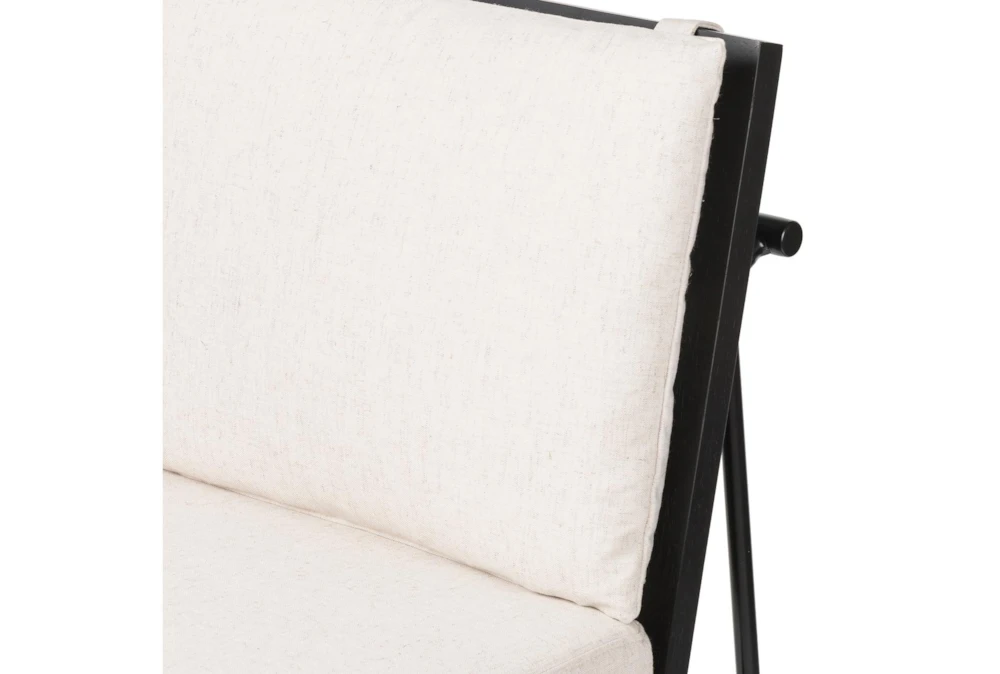 Sierra White/Black Ladderback Dining Chair 5 Sierra White/Black Ladderback Dining Chair - Image 3