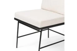 Sierra White/Black Ladderback Dining Chair 15 Sierra White/Black Ladderback Dining Chair -Modern Office Shop 301035 white polyester dining chair detail 46