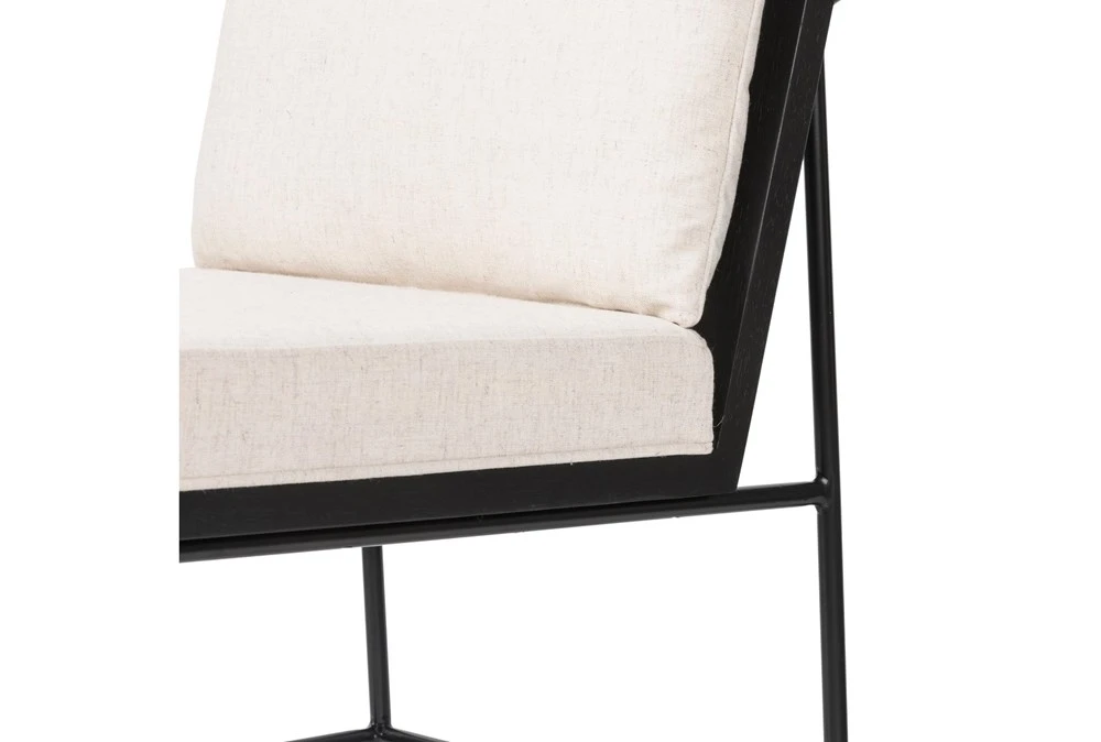 Sierra White/Black Ladderback Dining Chair 8 Sierra White/Black Ladderback Dining Chair - Image 6