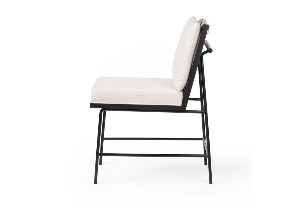 Sierra White/Black Ladderback Dining Chair 10 Sierra White/Black Ladderback Dining Chair - Image 8