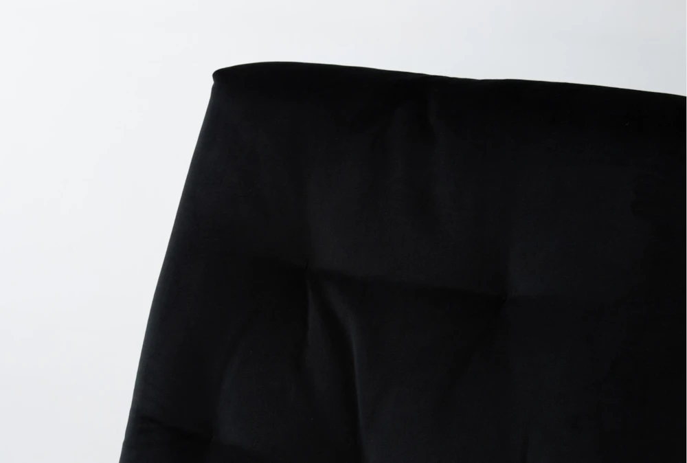 Alexas Black Velvet Office Chair 8 Alexas Black Velvet Office Chair - Image 6