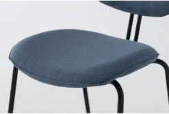 Iago Navy Armless Chair -Modern Office Shop 301771 blue fabric office chair detail 45