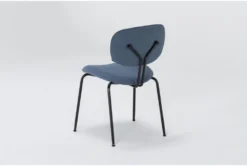 Iago Navy Armless Chair -Modern Office Shop 301771 blue fabric office chair side 19