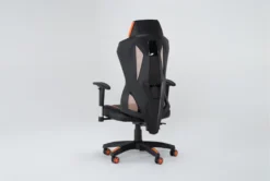 Cicero Orange Mesh Gaming Chair 13 Cicero Orange Mesh Gaming Chair -Modern Office Shop 301797 orange fabric gaming chair side 20