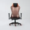 Cicero Orange Mesh Gaming Chair -Modern Office Shop 301797 orange fabric gaming chair signature 01