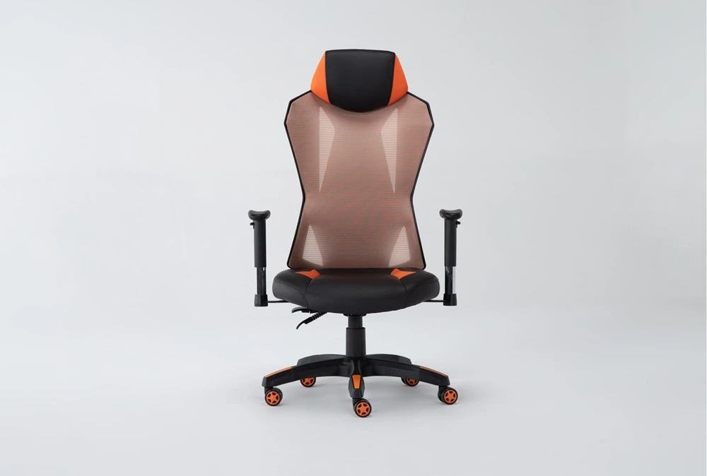 Cicero Orange Mesh Gaming Chair 3 Cicero Orange Mesh Gaming Chair