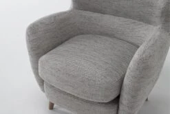 Charissa Wingback Chair 10 Charissa Wingback Chair -Modern Office Shop 302184 grey polyester accent chair detail 44