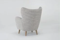 Charissa Wingback Chair 9 Charissa Wingback Chair -Modern Office Shop 302184 grey polyester accent chair side 18