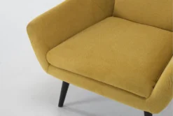 Leon Canery Accent Chair -Modern Office Shop 302188 yellow polyester accent chair detail 44