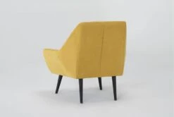 Leon Canery Accent Chair -Modern Office Shop 302188 yellow polyester accent chair side 18
