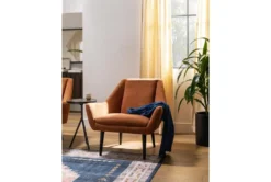 Leon Copper Accent Chair 22 Leon Copper Accent Chair -Modern Office Shop 302190 yellow polyester accent chair room 63