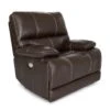 Truman Cocoa Power Recliner With Power Headrest & USB 2 Truman Cocoa Power Recliner With Power Headrest & USB -Modern Office Shop 302353 brown polyester recliner signature 06