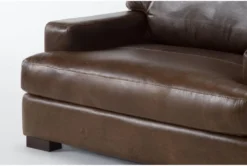 Grisham Leather Oversized Chair -Modern Office Shop 302449 brown leather chair detail 44