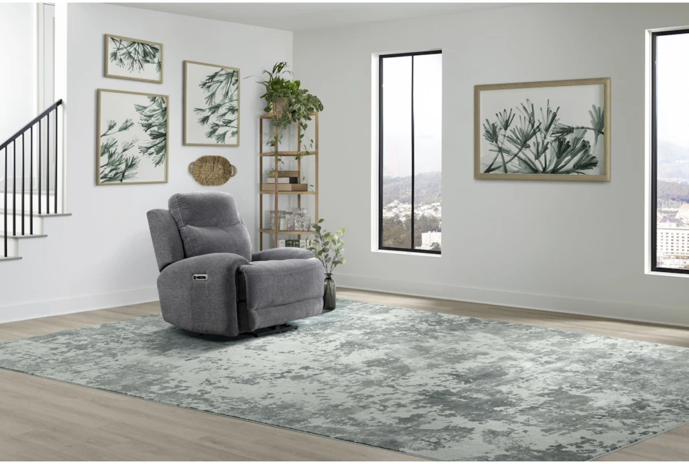 Ladley Grey Power Recliner With Power Headrest & USB 4 Ladley Grey Power Recliner With Power Headrest & USB - Image 2