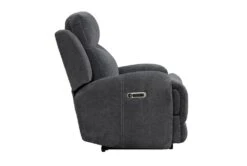 Ladley Grey Power Recliner With Power Headrest & USB