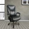 Forrest Grey Faux Leather Executive Office Chair 1 Forrest Grey Faux Leather Executive Office Chair -Modern Office Shop 303555 grey leather office chair signature 02