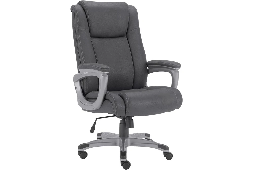 Maurice Grey Fabric Office Chair 3 Maurice Grey Fabric Office Chair