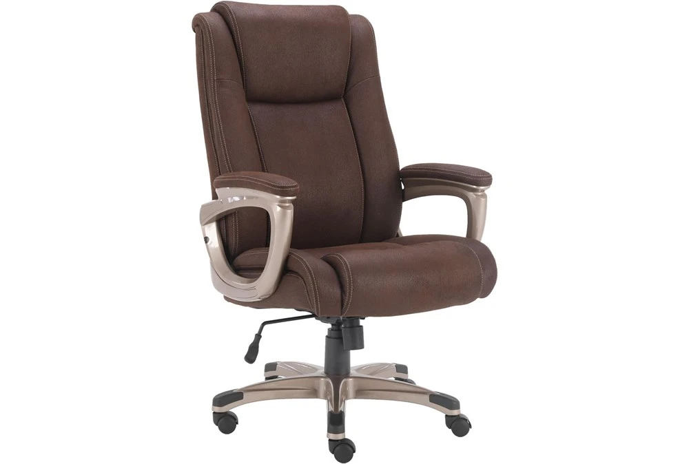 Maurice Brown Fabric Office Chair 3 Maurice Brown Fabric Office Chair