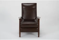 Darius Push Back Recliner 11 Darius Push Back Recliner -Modern Office Shop 303906 brown leather push back front 02