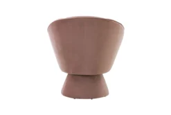 Ines Terracotta Swivel Chair 9 Ines Terracotta Swivel Chair -Modern Office Shop 304090 orange fabric accent chair back 82