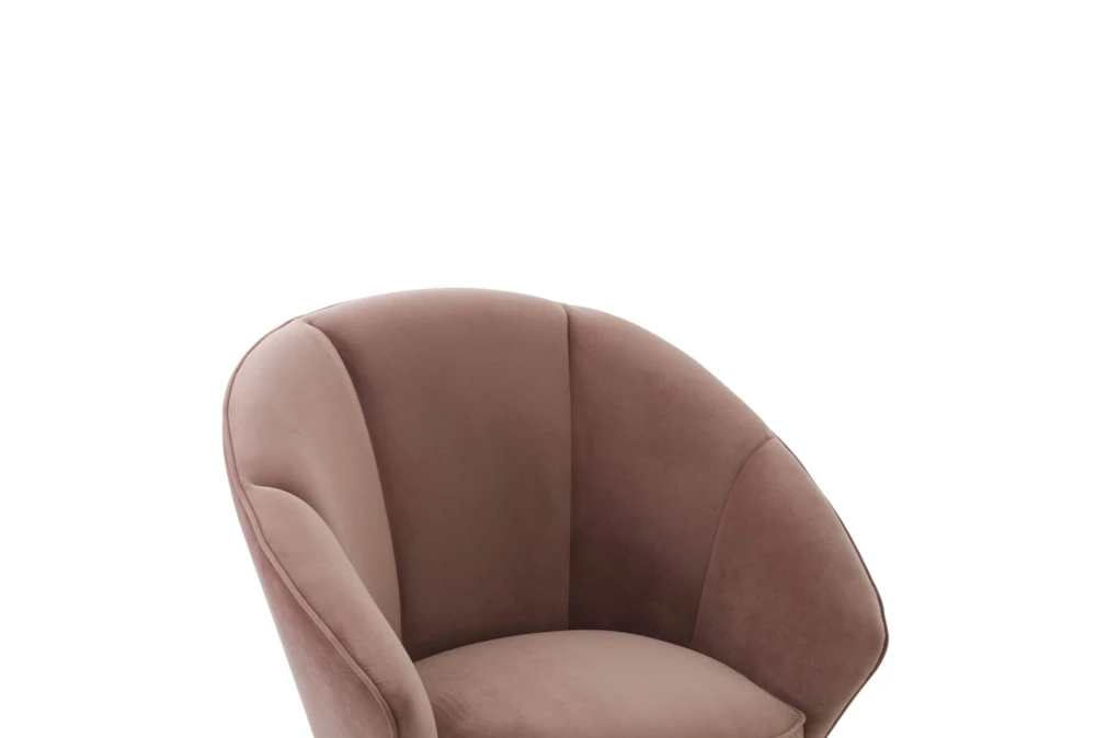 Ines Terracotta Swivel Chair 6 Ines Terracotta Swivel Chair - Image 4