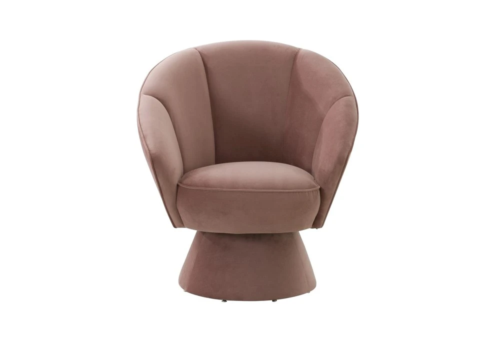 Ines Terracotta Swivel Chair 3 Ines Terracotta Swivel Chair