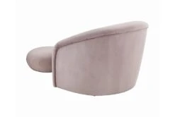 Maisy Mauve Velvet Accent Chair + Ottoman Set -Modern Office Shop 304107 purple fabric accent chair back 82