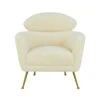 Zora Faux Shearling Accent Chair 1 Zora Faux Shearling Accent Chair -Modern Office Shop 304111 beige faux fur accent chair signature 04