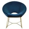 Blake Navy Rocking Chair -Modern Office Shop 304180 blue fabric rocker signature 05