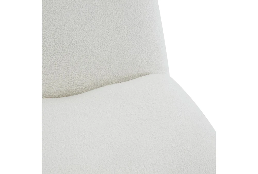 Ardis White Boucle Swivel Chair 5 Ardis White Boucle Swivel Chair - Image 3