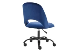 Superba Blue Office Chair With Black Base 13 Superba Blue Office Chair With Black Base -Modern Office Shop 304210 blue fabric office chair detail 47
